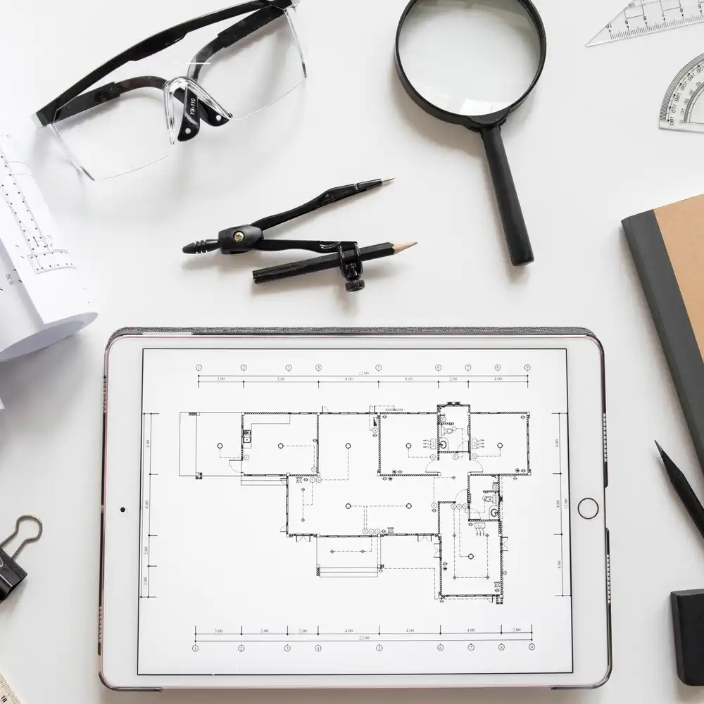 Bild von einer Planungsskizze