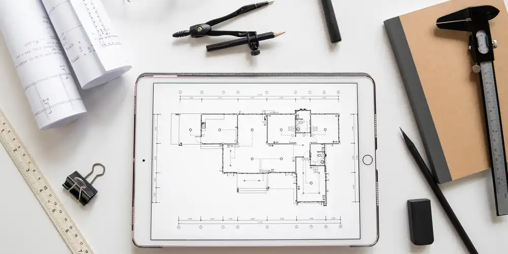 Bild von einer Planungsskizze