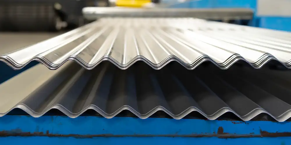 Bild von Wellblechplatten