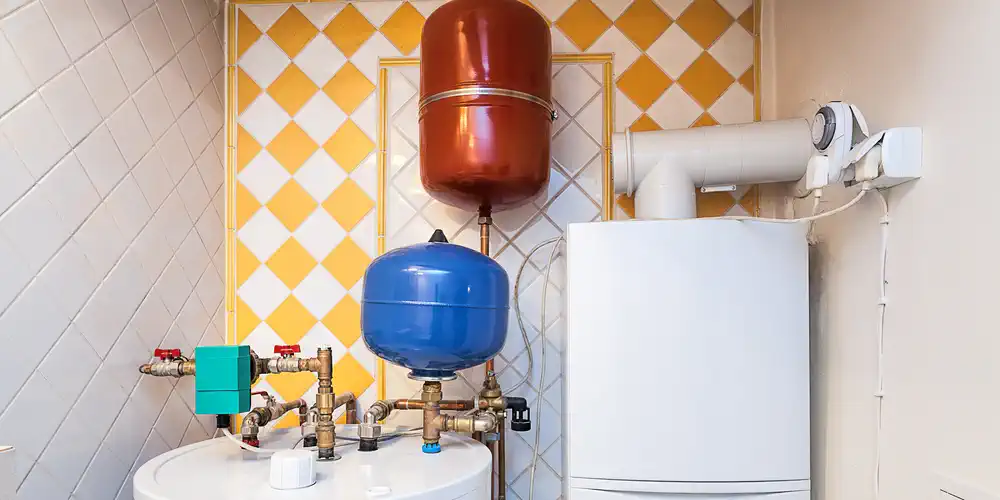 Bild von einer älteren Heizung