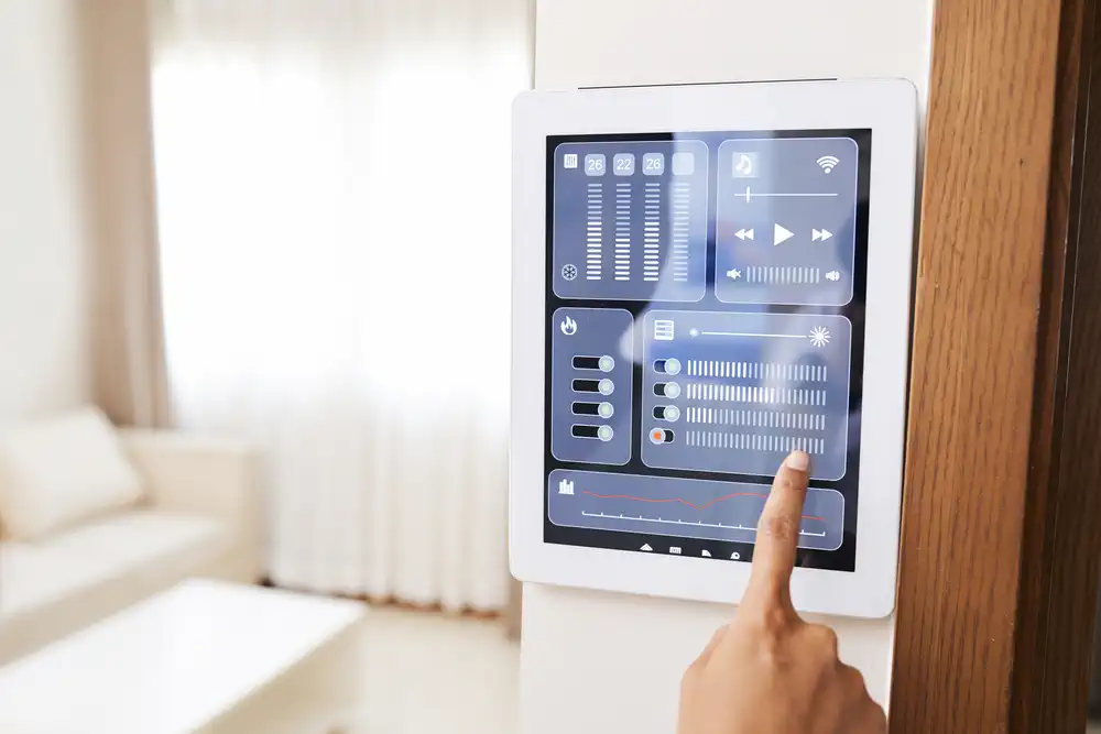 Bild von einem modernen Bad