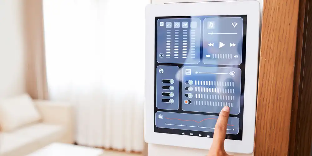 Bild von einem modernen Bad